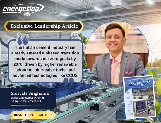 The Indian cement industry has already entered a phased transition mode towards net-zero goals by 2070, driven by higher renewable adoption, alternative fuels, and advanced technologies like CCUS.