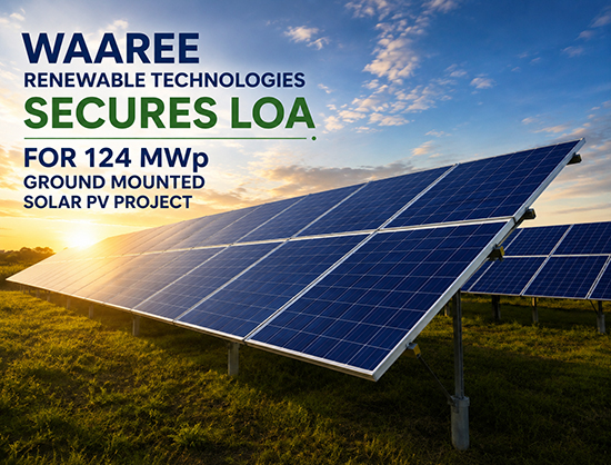 Waaree Renewable Technologies Secures 124 MWp Solar EPC Order