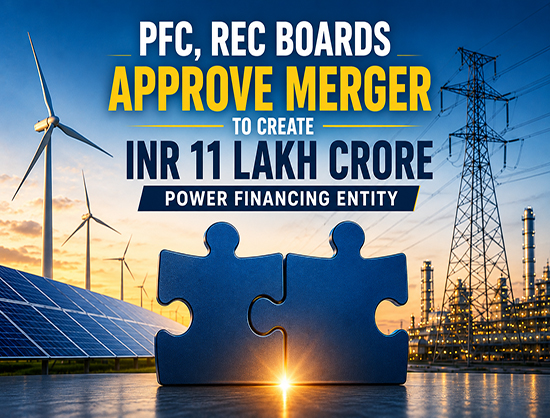 PFC and REC Boards Approve Merger to Create INR 11 Lakh Crore Financing Entity