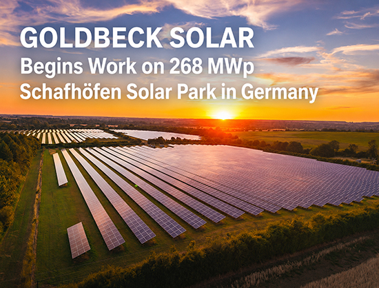 GOLDBECK SOLAR to Develop 268 MWp Solar Park in Germany