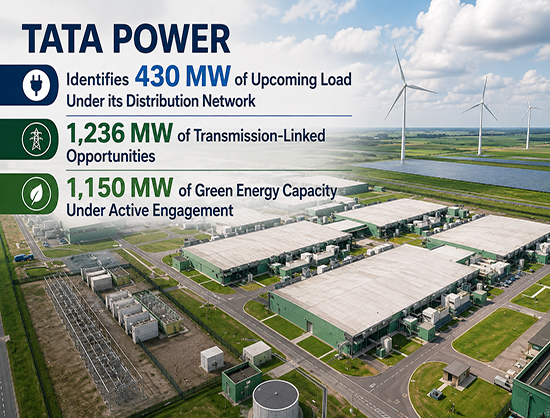 Tata Power Builds 2.8 GW Data Centre and Green Energy Pipeline