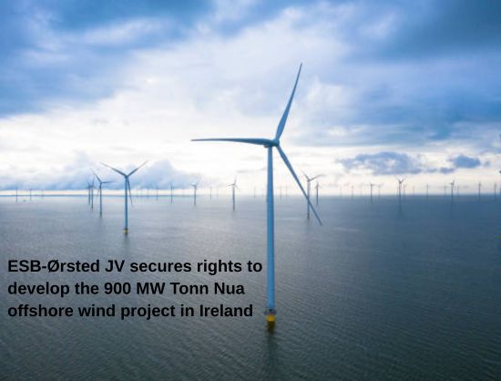 ESB and Ørsted JV Wins 900 MW Offshore Wind Project in Ireland