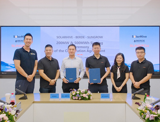 Berde Renewables Partners Sungrow, Solar Hive for 200 MW Solar and 500 MWh BESS Deployment