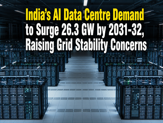 India&rsquo;s AI Data Centre Boom Set to Add 26.3 GW Load, Raising Grid Stability Concerns