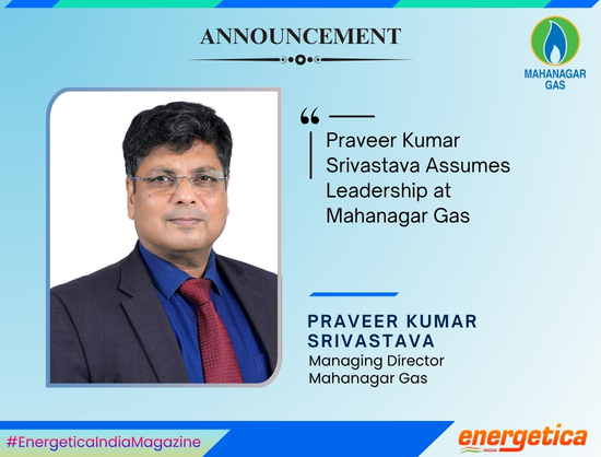 Praveer Kumar Srivastava Appointed Managing Director of Mahanagar Gas