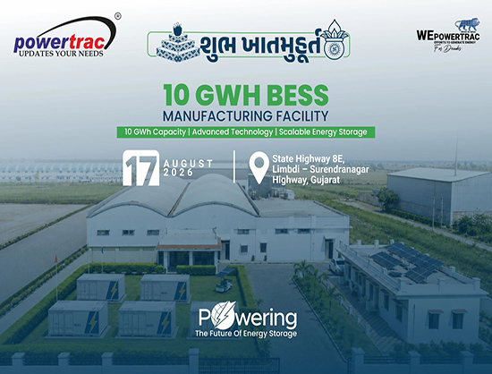 Powertrac Group Announces 10 GWh BESS Container Manufacturing Facility