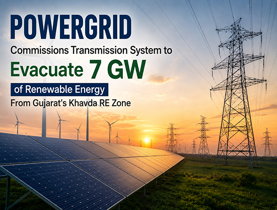 POWERGRID Commissions Khavda Phase IV Transmission Project for 7 GW RE Evacuation