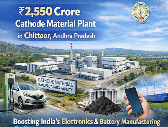 Andhra Pradesh Clears INR 2,550 Cr Cathode Material Manufacturing Project by NPSPL