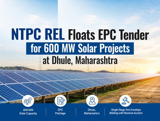 NTPC REL Floats Tender for 600 MW Solar PV Projects in Maharashtra