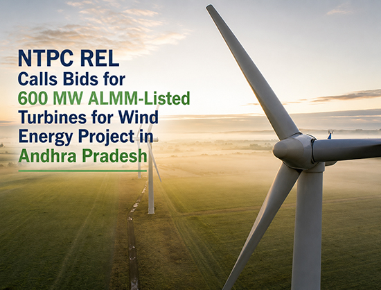 NTPC REL Floats Tender for 600 MW Wind Turbine Supply and Installation in Andhra Pradesh