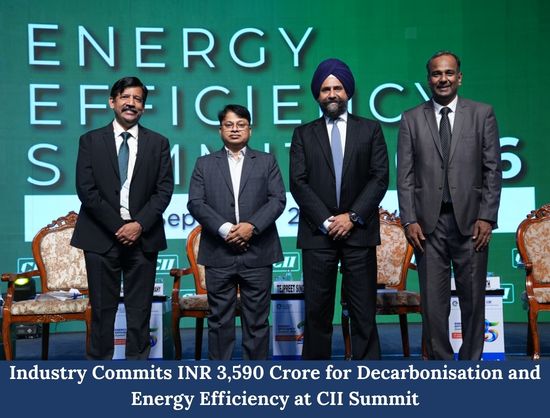 Industry Commits INR 3,590 Crore for Decarbonisation