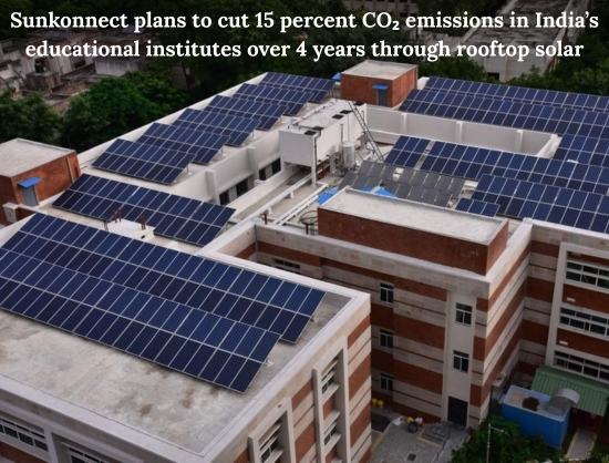 Sunkonnect Targets 34 Million Tonnes CO? Emission Reduction in India’s Education Sector