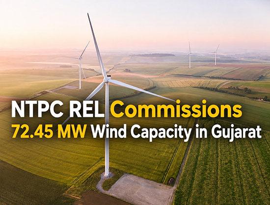 NTPC Green Energy Adds 72.45 MW Wind Capacity in Gujarat
