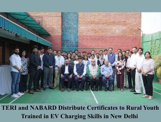 TERI, NABARD Train Rural Youth in EV Charging Skills