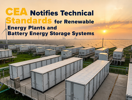 CEA Notifies Technical Standards for Solar, Wind, Floating Solar and BESS Projects