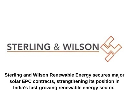Sterling and Wilson Renewable Energy Wins INR 3,490 Cr Solar Project from Coal India