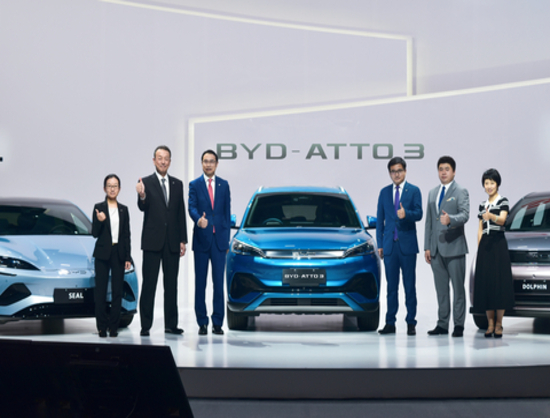 BYD Hits the Japanese Passenger Vehicle Market with Three EV Models ...
