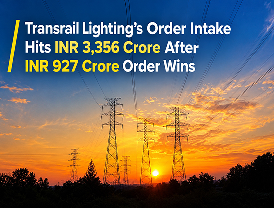 Transrail Lighting Bags INR 927 Crore Orders