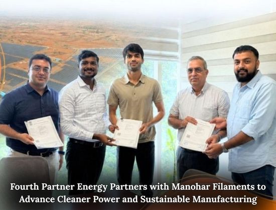 Fourth Partner Energy Partners with Manohar Filaments to Support Cleaner Power Transition