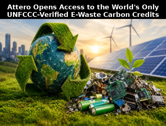 Attero Opens Global Access to World's Only UNFCCC Verified E Waste Carbon Credits
