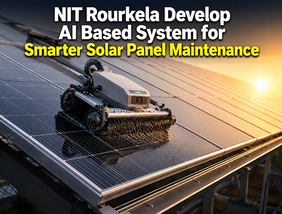 NIT Rourkela Develops AI Based System to Monitor and Clean Solar Panels