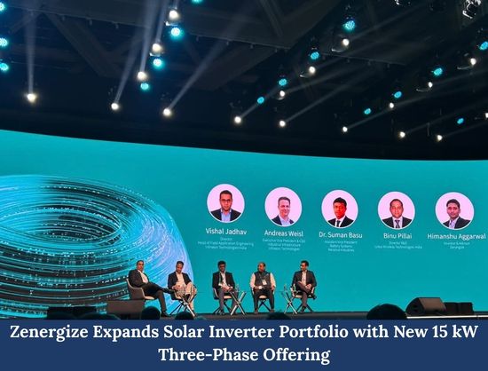 Zenergize Launches 15 kW Three-Phase Solar Inverter