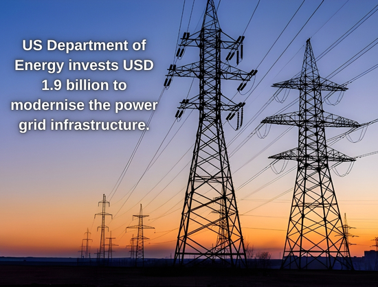 US Department of Energy Announces USD 1.9 billion Investment to Modernise Power Grid Infrastructure