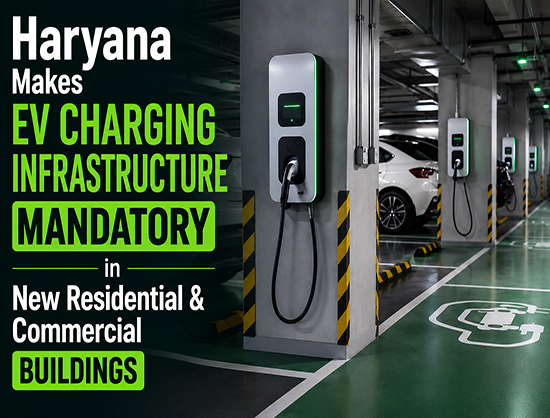 Haryana Mandates EV Charging Infrastructure in New Residential and Commercial Buildings