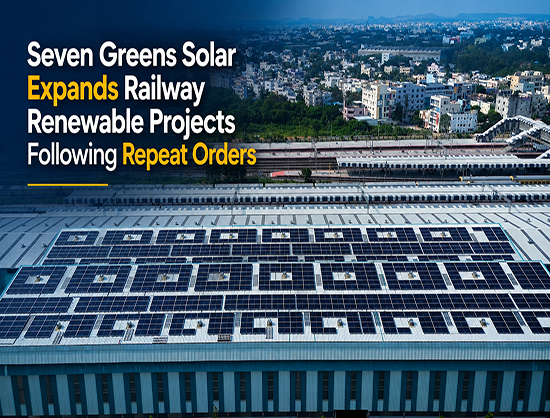 Seven Greens Solar Expands South Central Railway Rooftop Solar Portfolio Beyond 3.5 MW