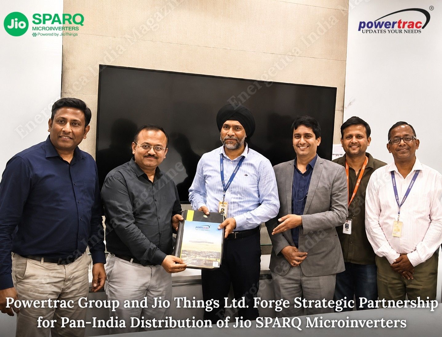 Powertrac Group and Jio Things Partner for Pan-India Distribution of Jio SPARQ Microinverters