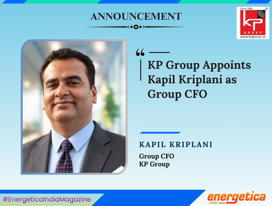 KP Group Appoints Kapil Kriplani as Group Chief Financial Officer