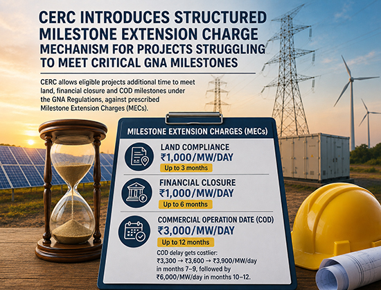 CERC Introduces Structured MEC Mechanism for Delayed GNA Milestones