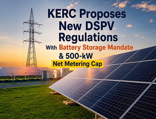 KERC Proposes New Solar Rules, Mandates Storage for DSPV Systems Above 10 kW