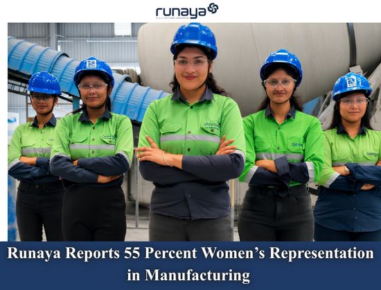 Runaya Achieves 55 Percent Women Representation in Workplace