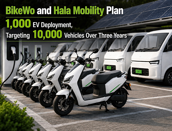 BikeWo Signs MoU with Hala Mobility to Deploy 1,000 EVs, Targets 10,000 Vehicles in Three Years