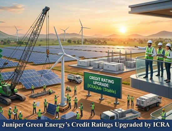 ICRA Upgrades Juniper Green Energy&rsquo;s Credit Rating to [ICRA]AA-