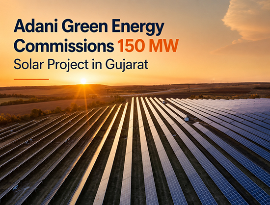 Adani Green Energy Operationalises 150 MW Solar Power Project at Khavda, Gujarat