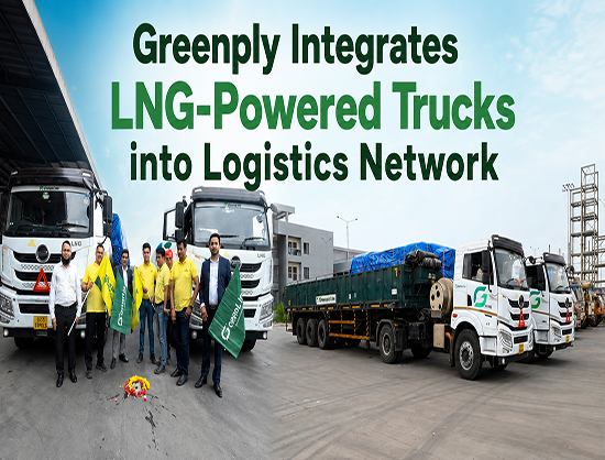 Greenply Partners with GreenLine to Deploy LNG Trucks for Outbound Logistics