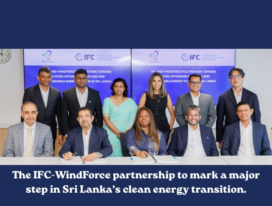 IFC Partners WindForce to Develop Sri Lanka&rsquo;s First Utility-Scale Solar Power Project