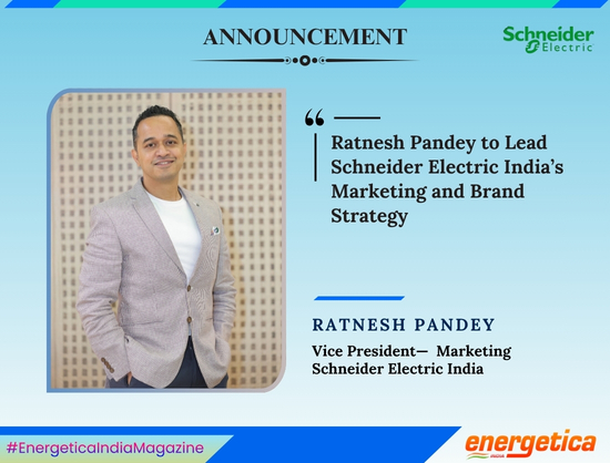 Ratnesh Pandey Appoints Vice President, Marketing at Schneider Electric India