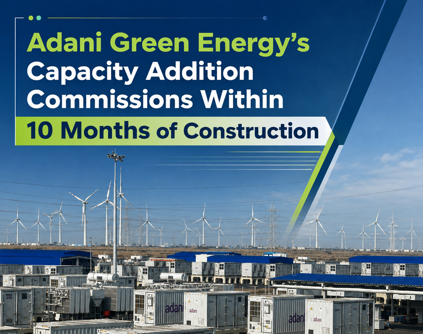 Adani Green Energy Expands Khavda BESS Capacity to 6.63 GWh