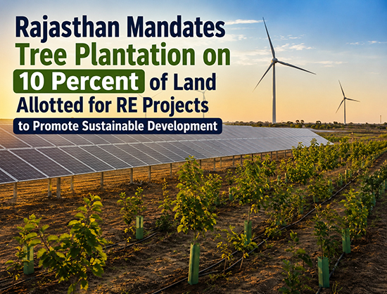 Rajasthan Mandates Tree Plantation in Renewable Energy Projects