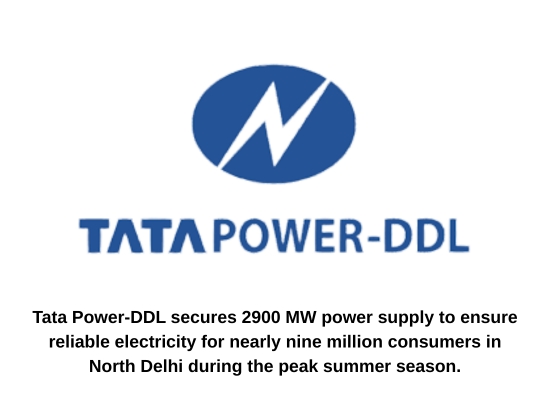 Tata Power Delhi Distribution Gears Up for Summer, Secures 2900 MW Supply to Meet Peak Demand in North Delhi