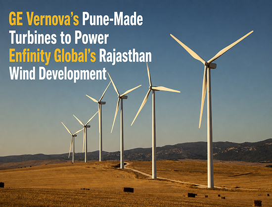 GE Vernova to Supply 43 Wind Turbines for Enfinity Global's Rajasthan Wind Farm