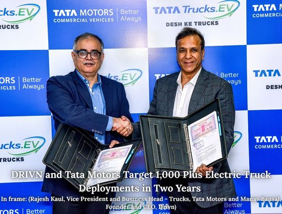DRIVN, Tata Motors Partner to Drive Leasing-Based Deployment of Electric Commercial Vehicles