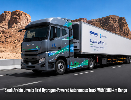 Saudi Arabia Launches First Hydrogen-Powered Autonomous Heavy-Duty Truck