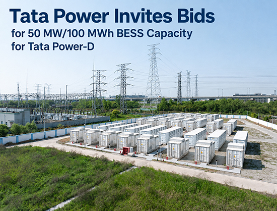 Tata Power Floats Tender for 50 MW/100 MWh BESS for Mumbai Distribution