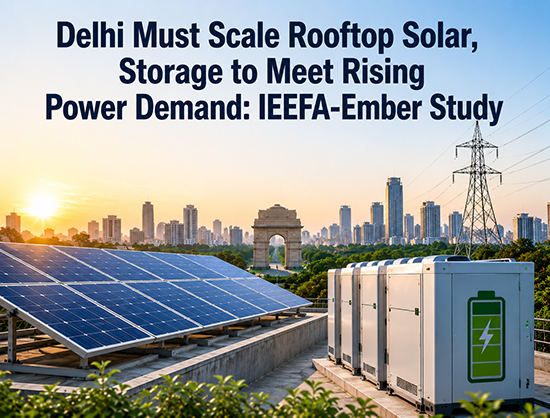 Delhi Must Scale Rooftop Solar, Storage to Meet Rising Power Demand: IEEFA-Ember Study