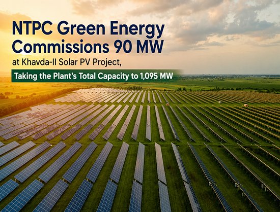 NTPC Green Energy Operationalises 90 MW at Khavda-II Solar PV Project in Gujarat