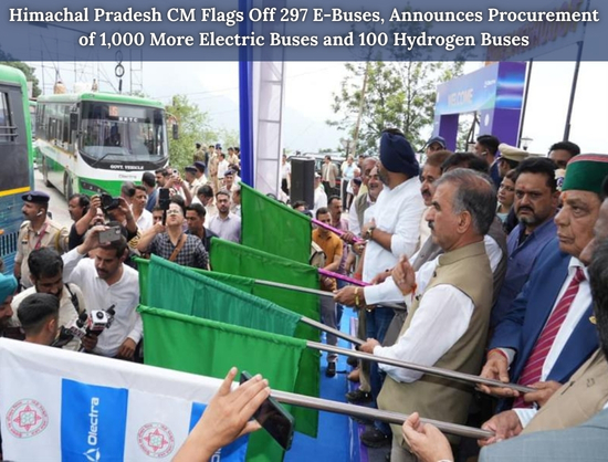 Himachal Pradesh to Procure 1,000 More Electric Buses, Eyes 100 Hydrogen Buses